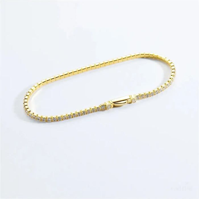 Stanley - Tennis Bracelet in Gold-4