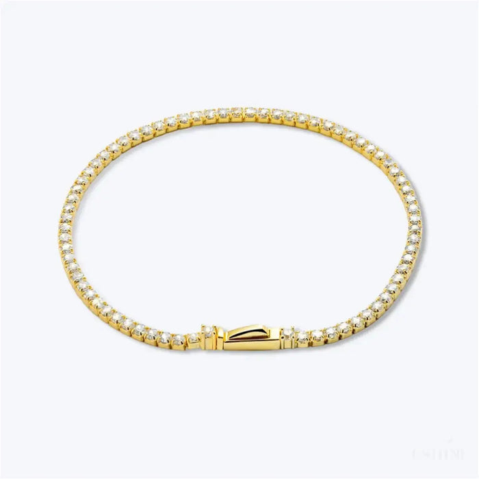 Stanley - Tennis Bracelet in Gold-0