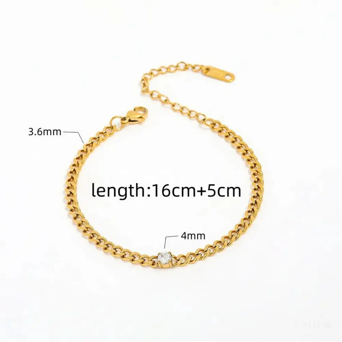 Styra - Cuban Link Bracelet-8