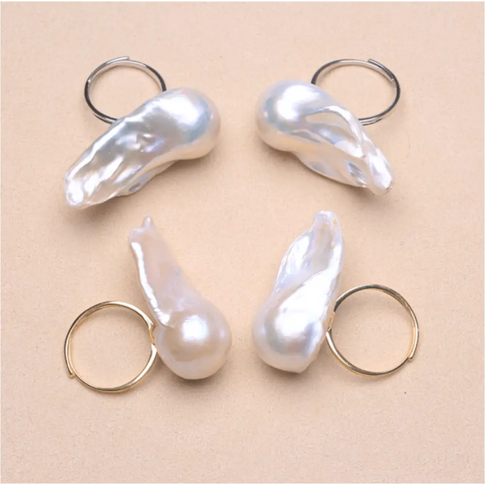 Susi - Baroque Pearl Ring-4