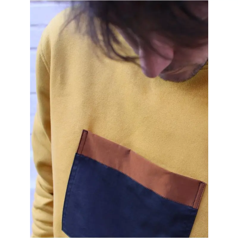 Sweatshirt Jiba - Ochre-1