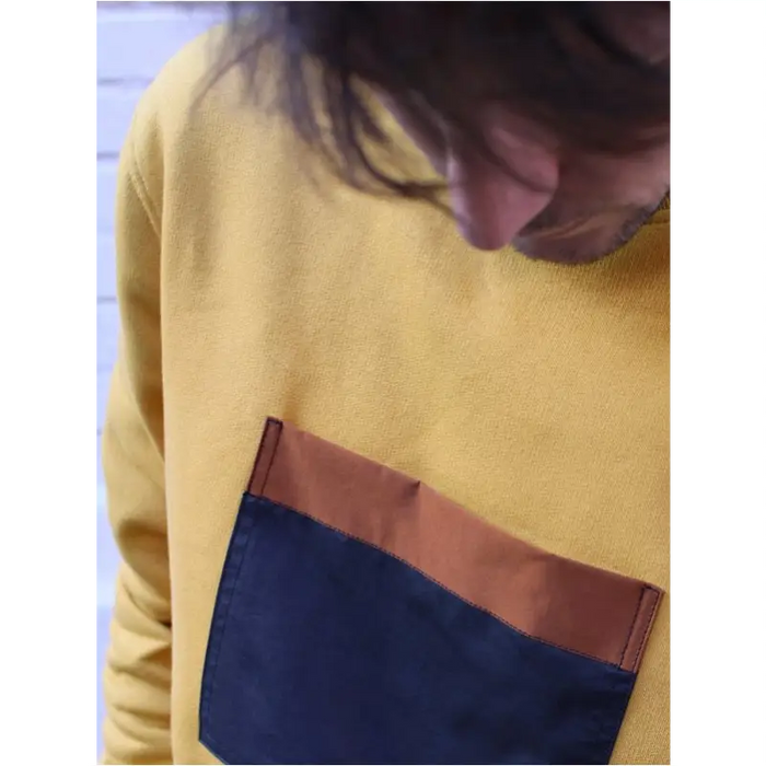 Sweatshirt Jiba - Ochre-1