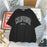 T-shirt en coton décontracté oversized - Black / 2XL