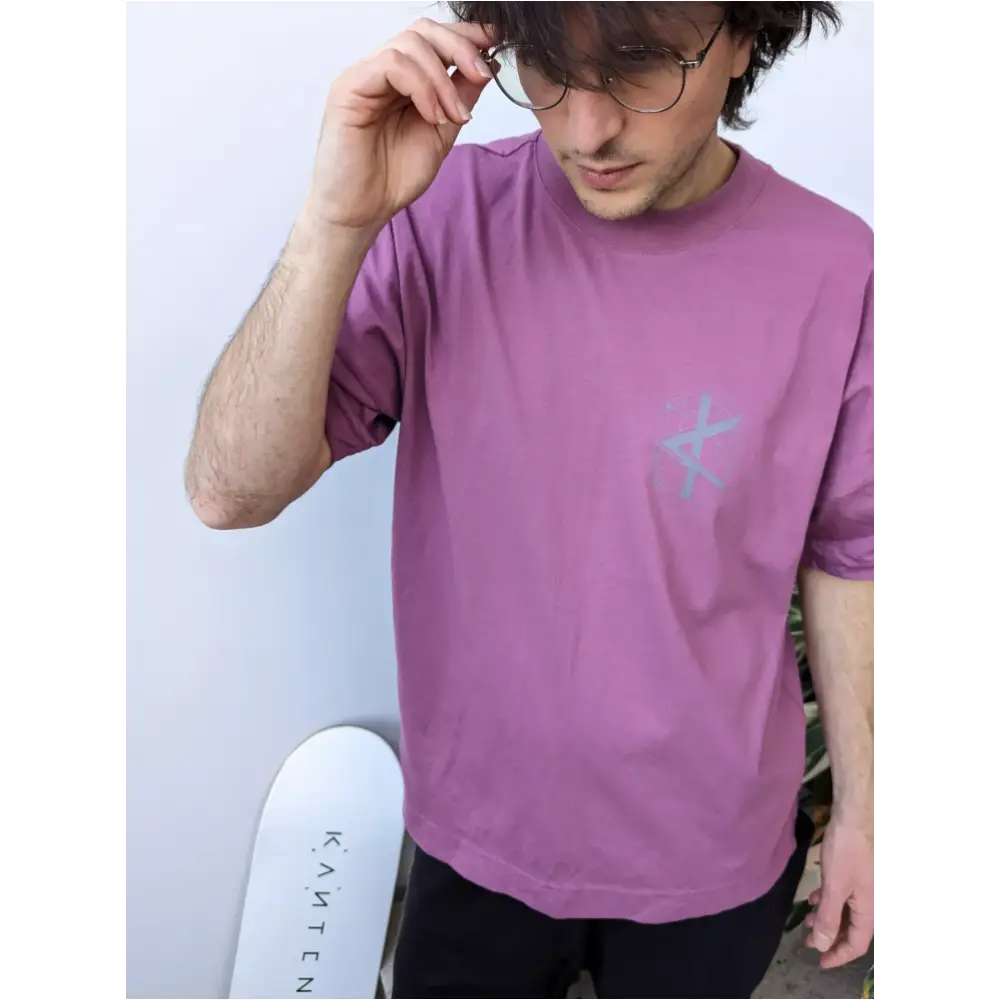 T-shirt Hypercube - Mauve-0