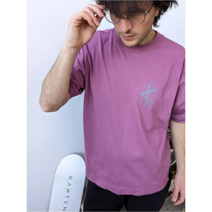 T-shirt Hypercube - Mauve-0