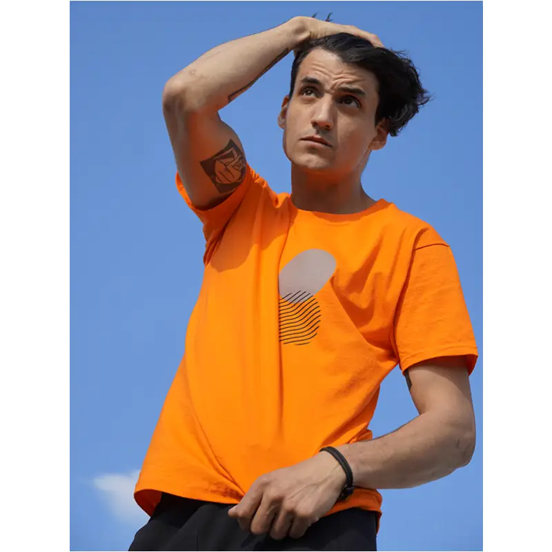 T-shirt Koko - Orange reflective-0