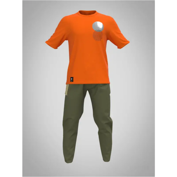 T-shirt Koko - Orange reflective-3