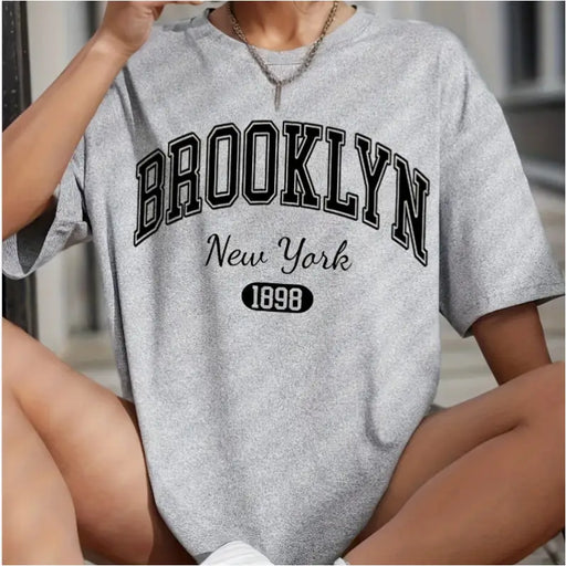 T-shirt Summer Brooklyn - T-shirt Oversize F