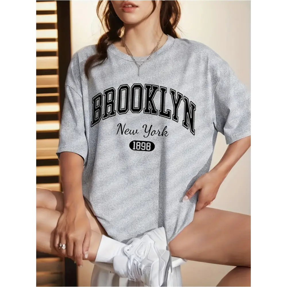 T-shirt Summer Brooklyn - T-shirt Oversize F