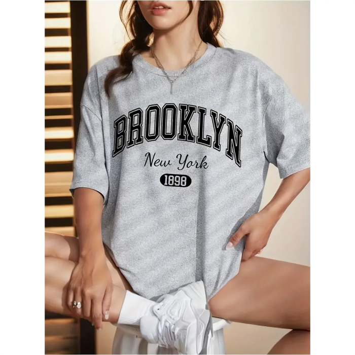 T-shirt Summer Brooklyn - T-shirt Oversize F