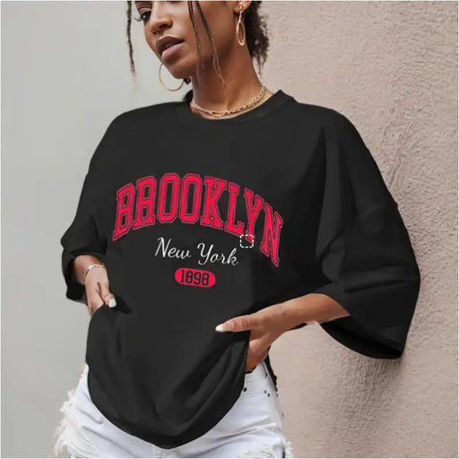 T-shirt Summer Brooklyn - T-shirt Oversize F