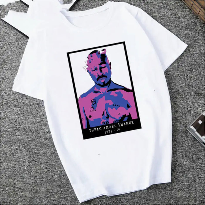 Tee-shirt Modal Imprimé Tupac - N / 2XL - T-Shirt Femme