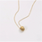 Yanis - Collier pendentifs Minimalist Croissant Gold-5