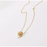 Yanis - Collier pendentifs Minimalist Croissant Gold-4