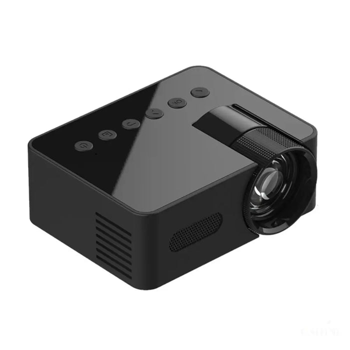 YT100 maison Mini projecteur Portable USB - Black / USB