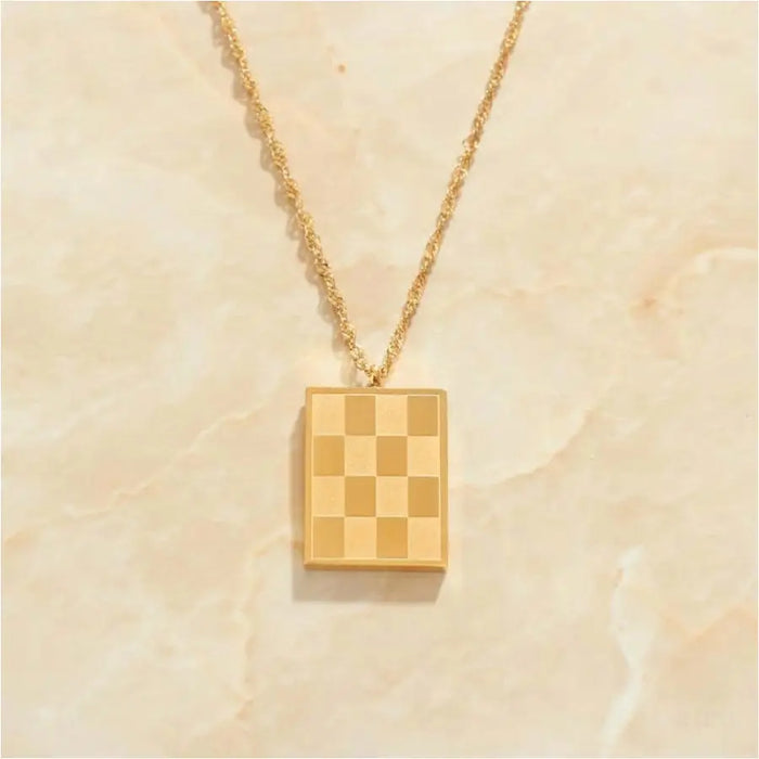 Zeno - Collier damier-0