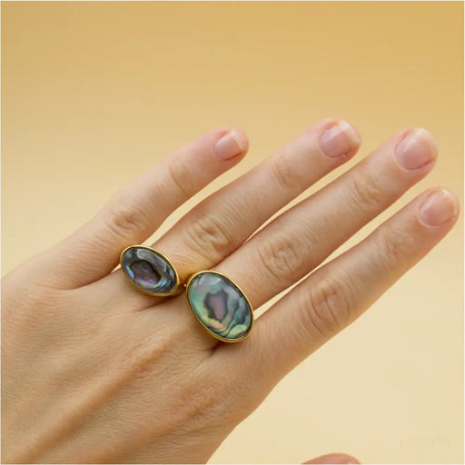 Zoila - Abalone Rings Vintage-1