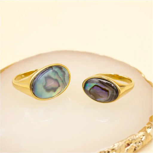 Zoila - Abalone Rings Vintage-0